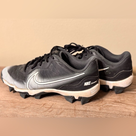 Nike Cleats Youth Size 3.5Y / Nike Diamond FastFlex Baseball Cleats - Picture 2 of 9